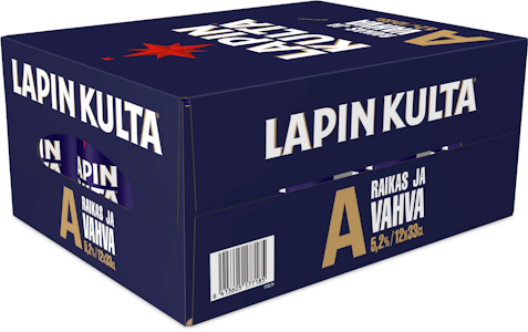 Lapin Kulta olut 5,2% 0,33l 12-pack