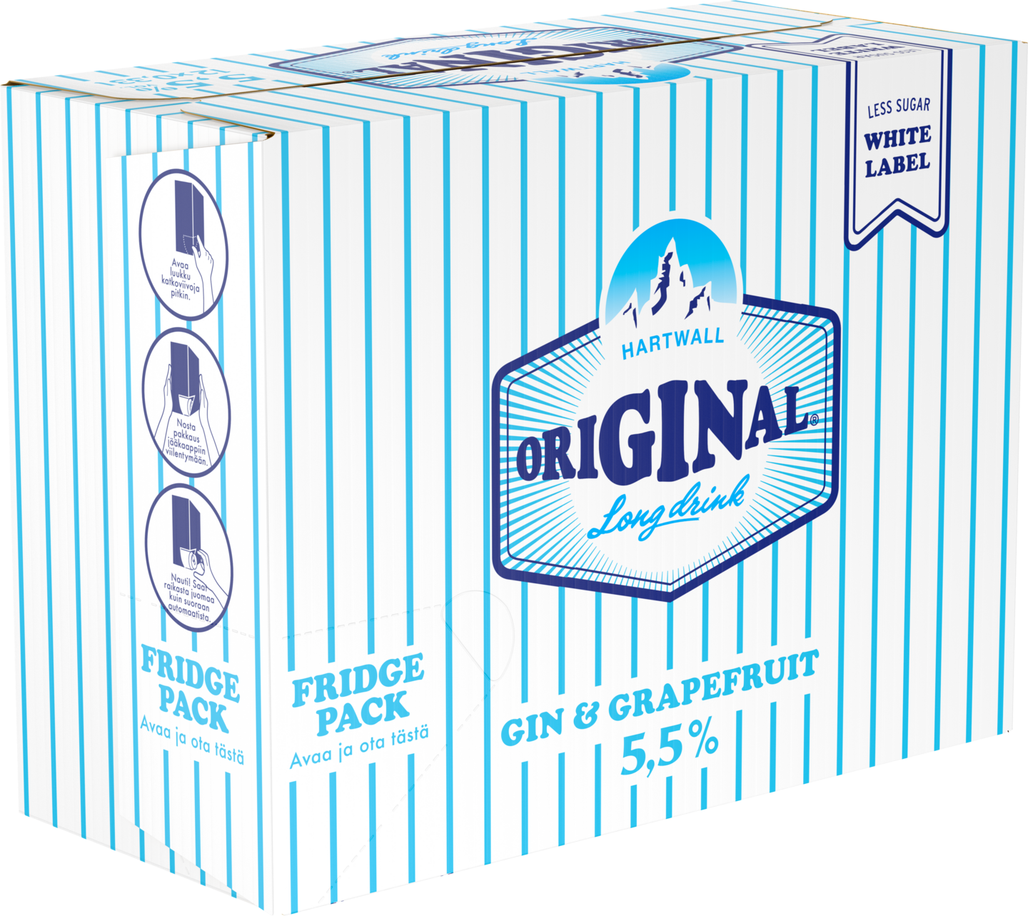 Hartwall Original Long Drink Light 5,5% 0,33l 12-pack