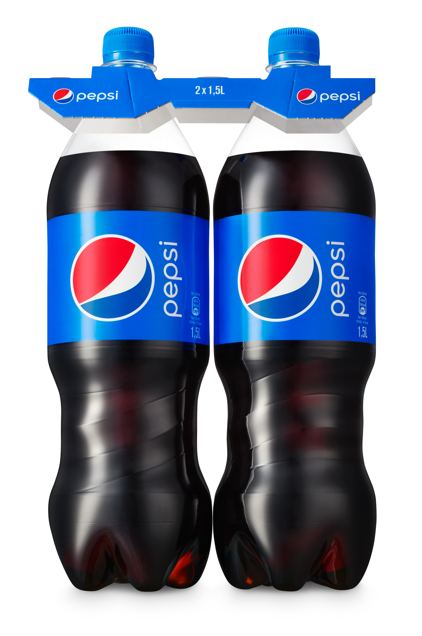 Pepsi 1,5l 2-pack PUOLILAVA