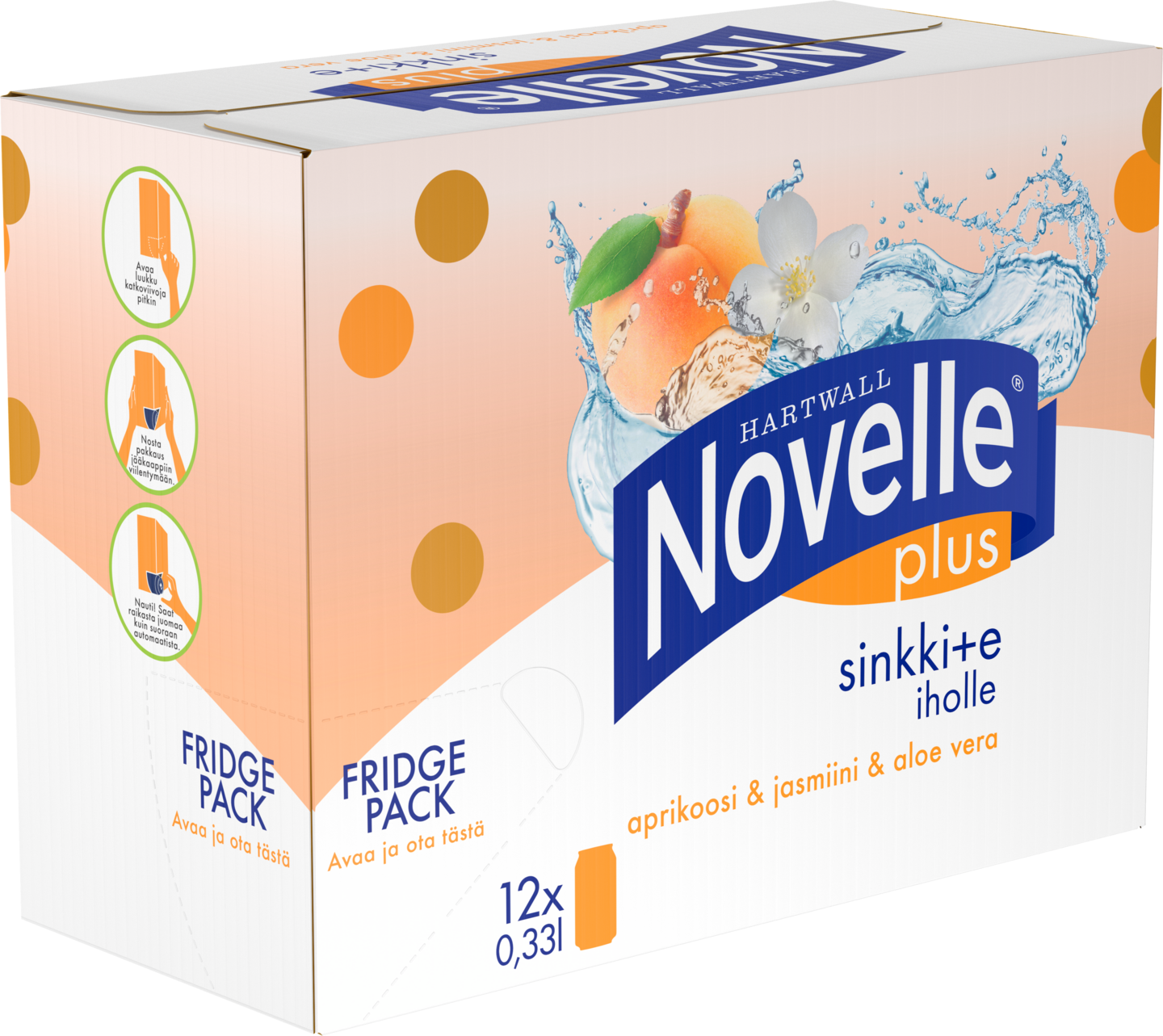 Hartwall Novelle Plus Sinkki E 0,33l 12-pack