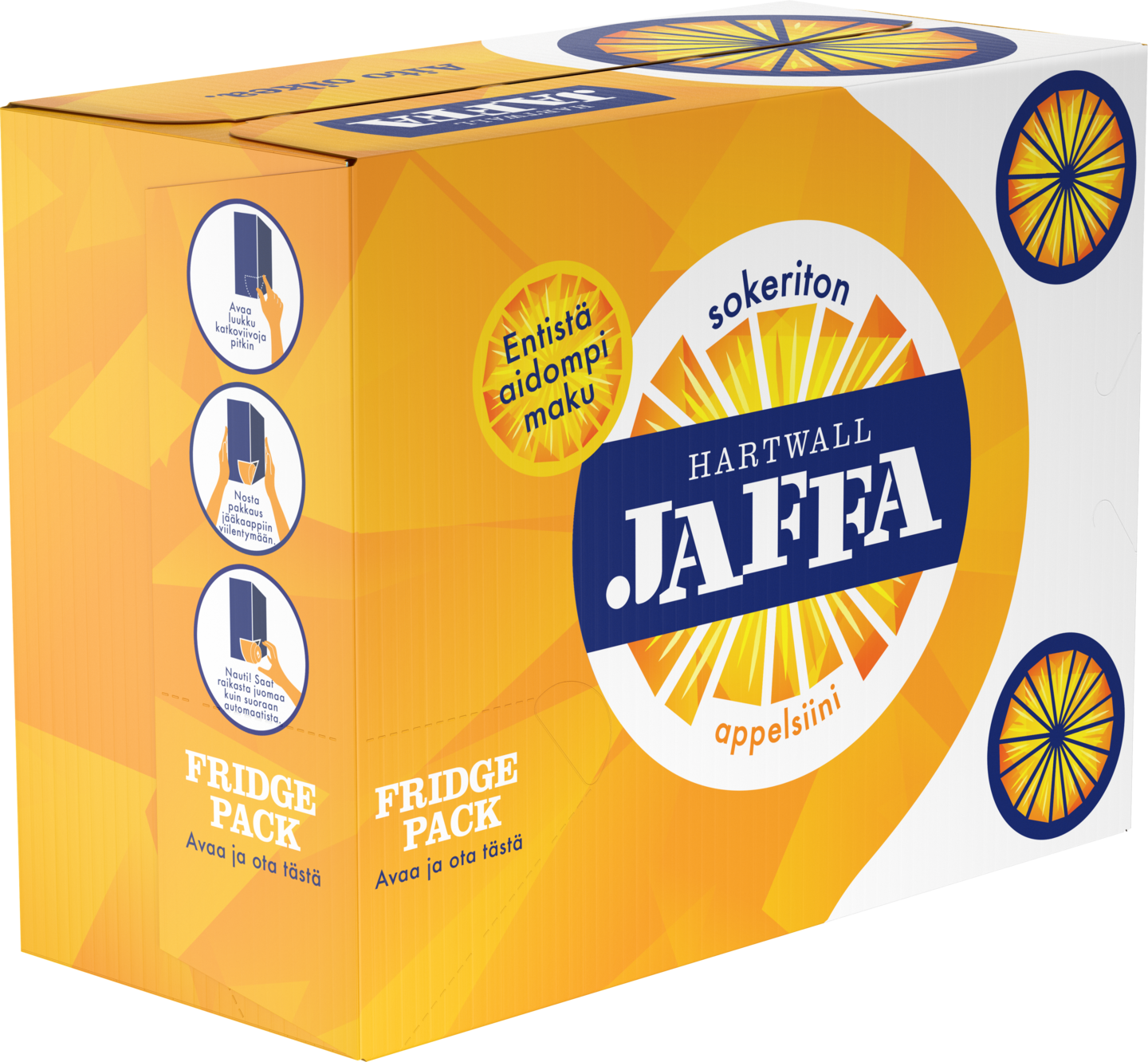 Hartwall Jaffa Appelsiini sokeriton virvoitusjuoma 0,33l 12-pack