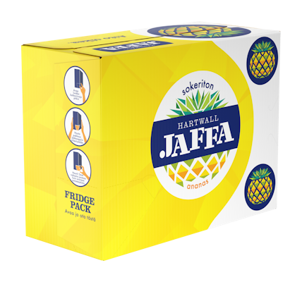 Hartwall Jaffa Ananas sokeriton virvoitusjuoma 0,33l 12-pack