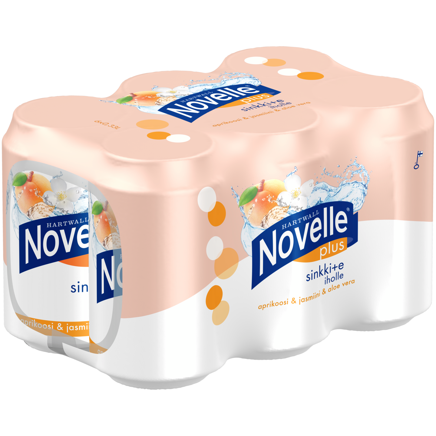 Novelle Plus Sinkki+E vitaminisoitu vesi 0,33l 6-pack