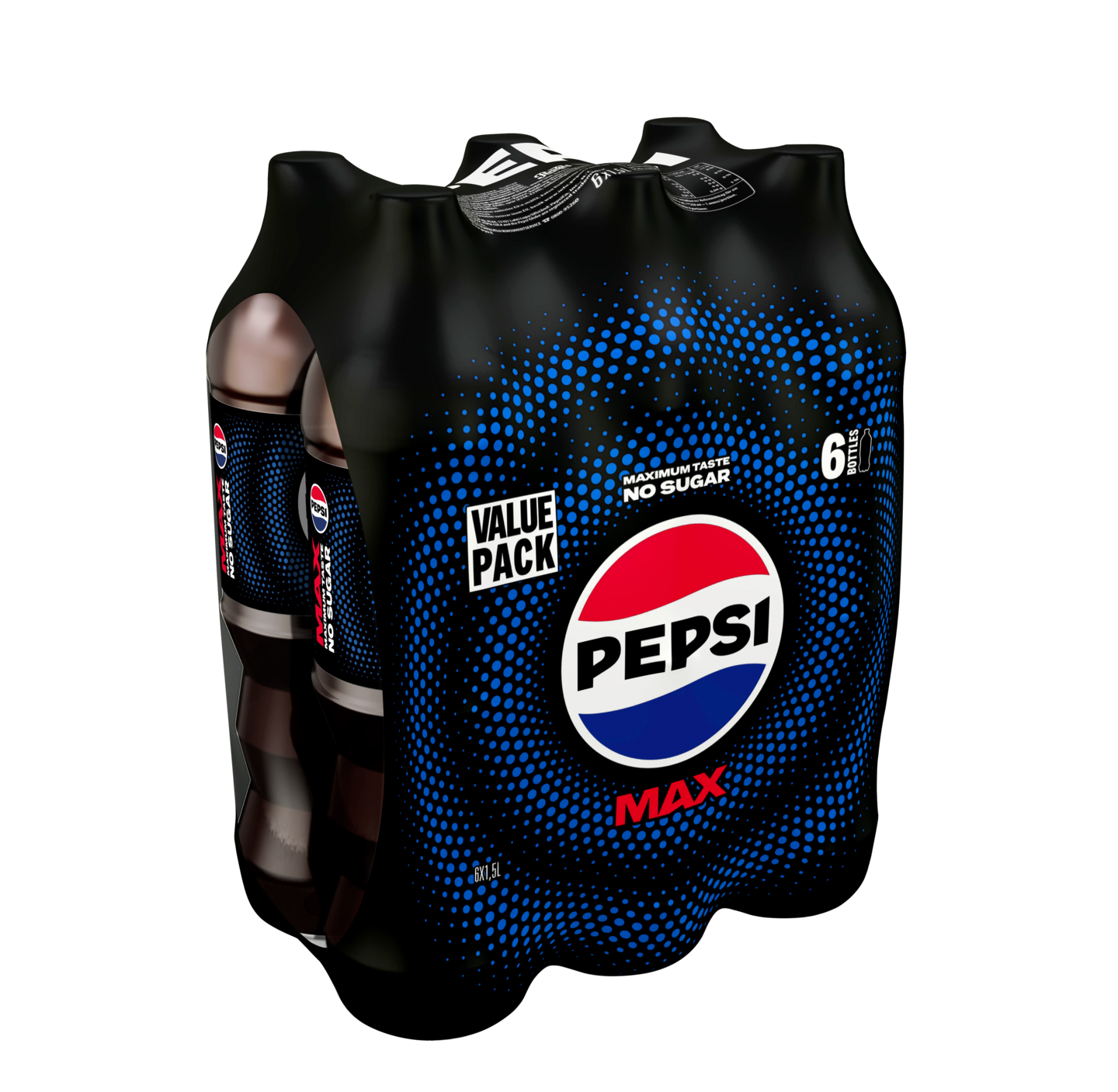 Pepsi Max virvoitusjuoma 1,5l 6-pack
