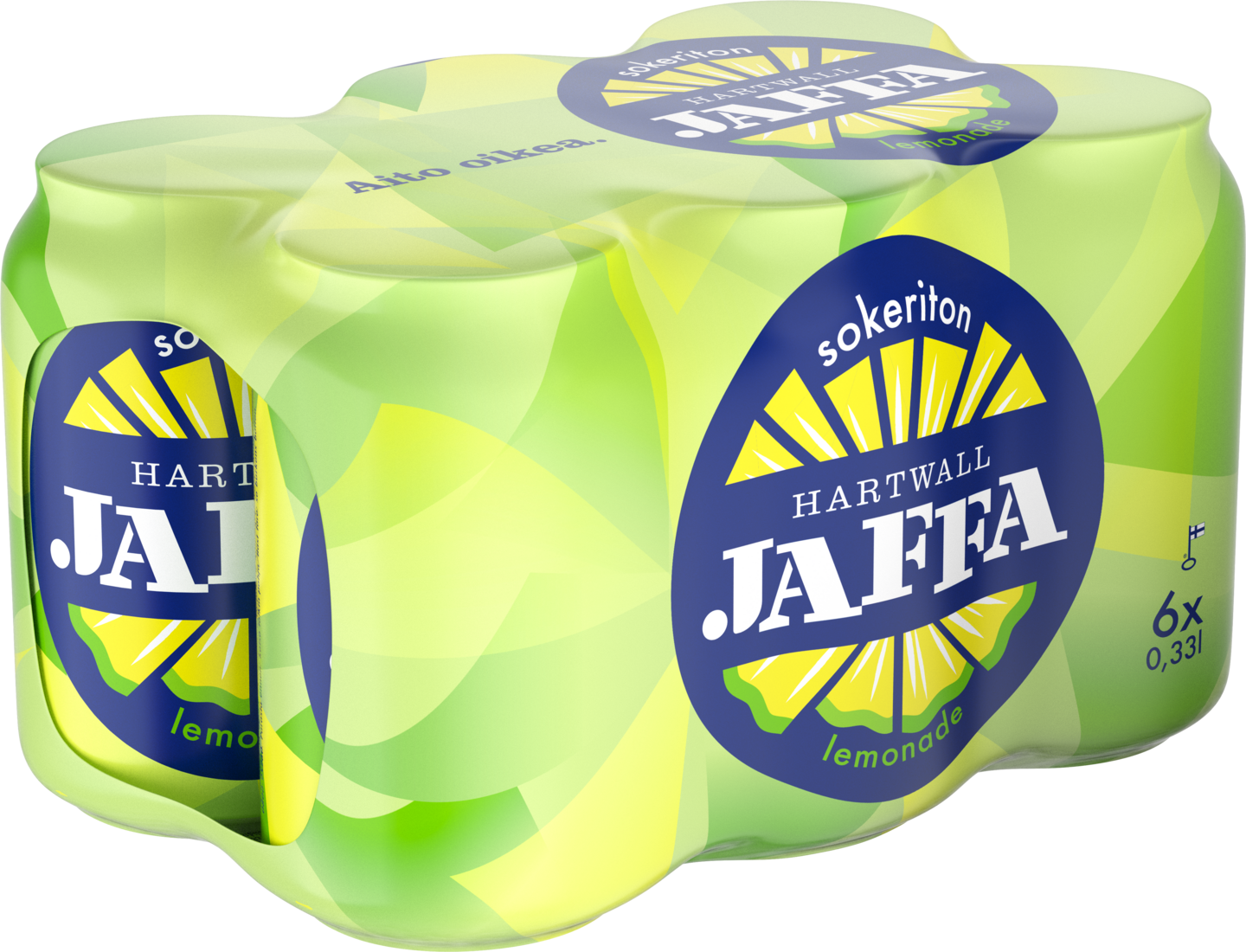 Hartwall Jaffa Lemonade sokeriton virvoitusjuoma 0,33l 6-pack DOLLY
