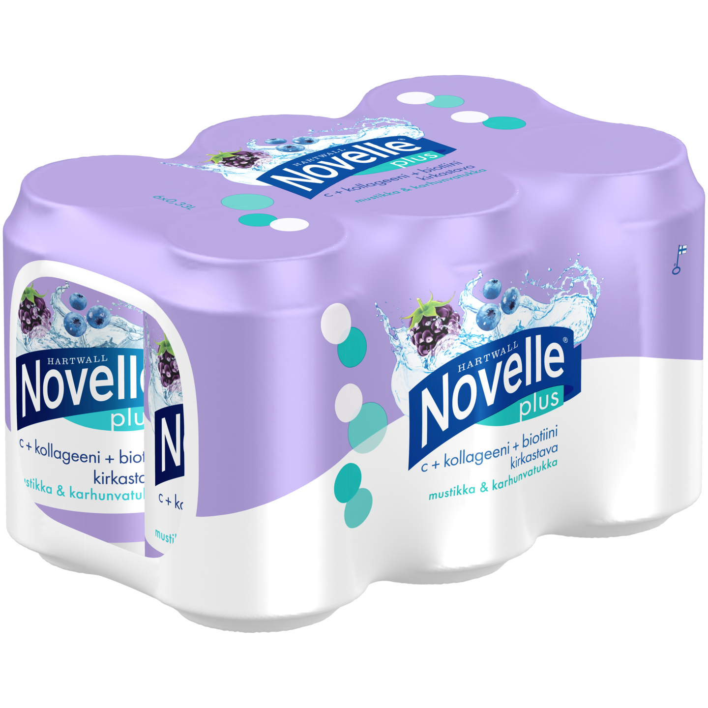 Hartwall Novelle Plus C+Kollageeni+Biotiini 0,33l 6-pack DOLLY