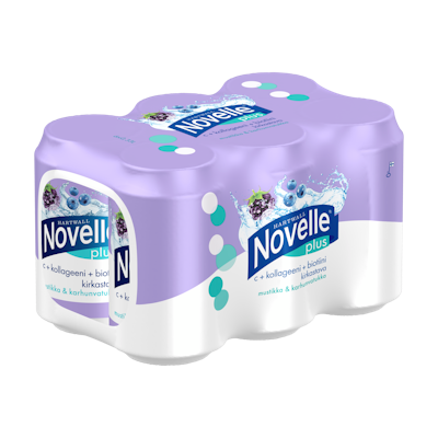 Hartwall Novelle Plus C+Kollageeni+Biotiini 0,33l 6-pack