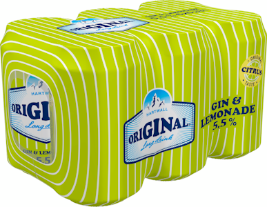 Hartwall Original Long Drink Lemonade 5,5% 0,33l 6-pack DOLLY