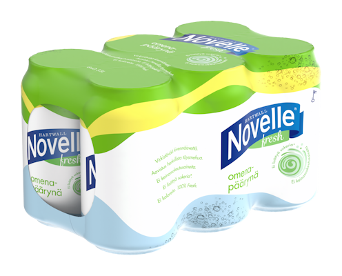 Novelle Fresh Omena-Päärynä kivennäisvesi 0,33l 6-pack