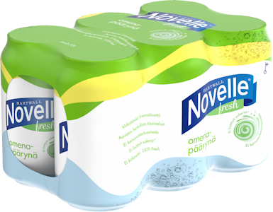 Novelle Fresh Omena-Päärynä kivennäisvesi 0,33l 6-pack