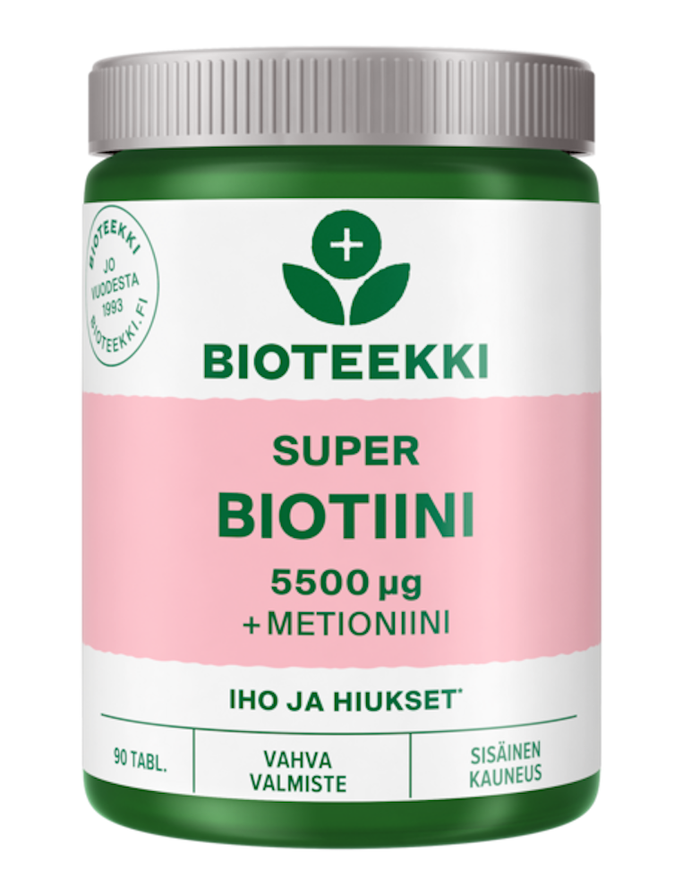 Bioteekki Super Biotiini 90 tabl - HoReCa-tukku Kespro