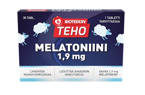 Bioteekin teho melatoniini 1,9mg 30tabl