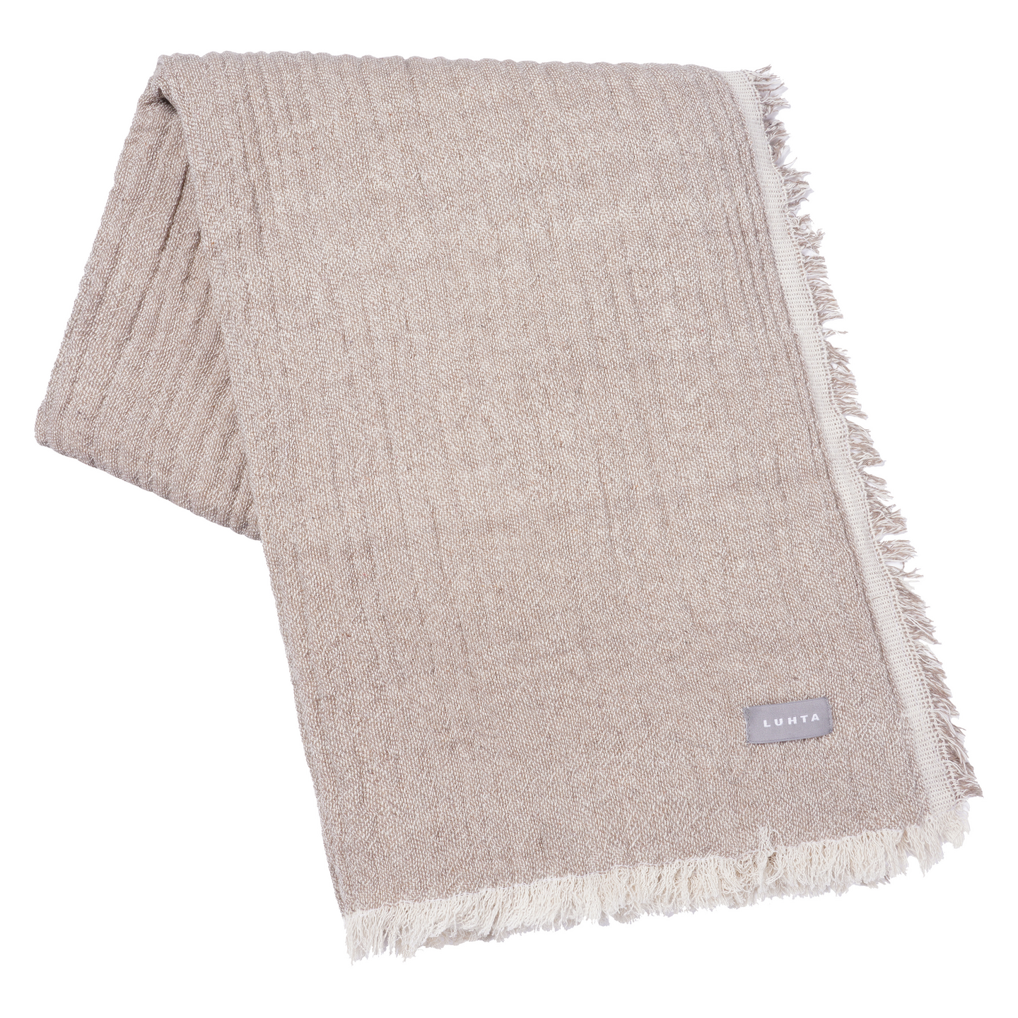 ATMOSPHERA Coperta In Pile Polar 125x150 Cm - Beige, Morbida E Leggera, In Poliestere Per Divano O Letto