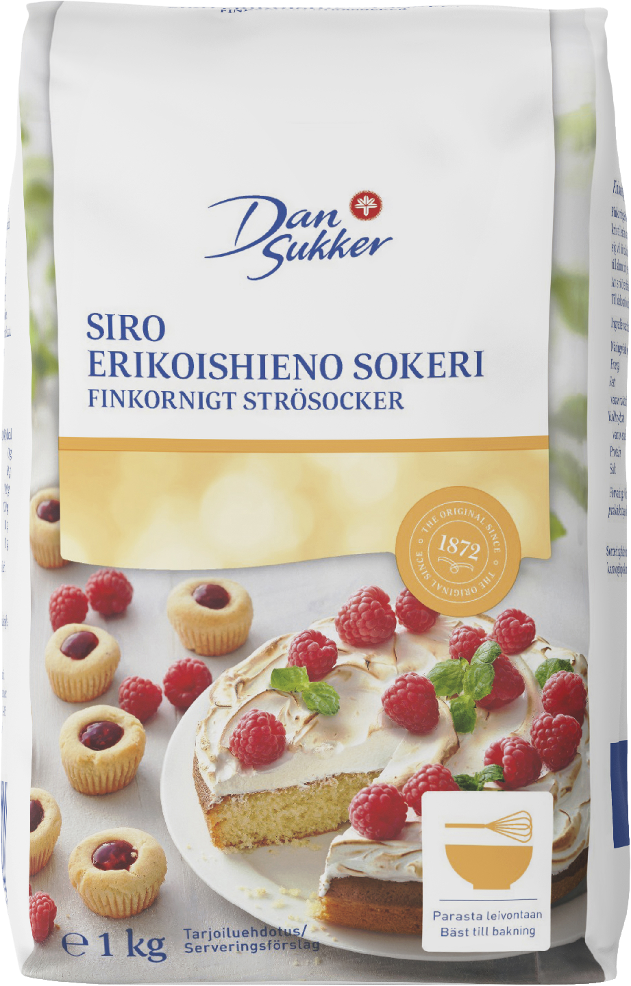 Dansukker Siro erikoishieno sokeri 1 kg