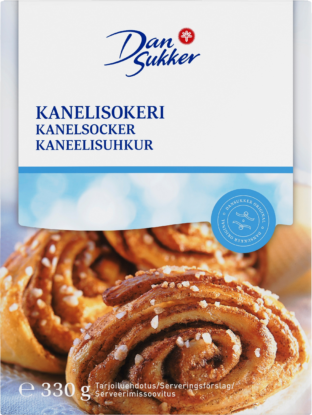 Dansukker kanelisokeri 330g