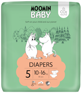 Moomin Baby teippivaippa S5 40kpl 10-16kg