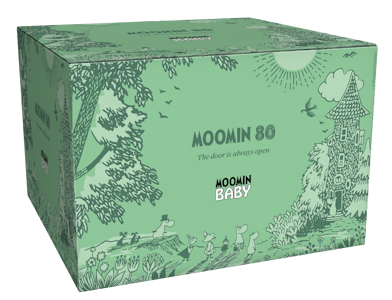 Moomin Baby Diapers Teippivaippa 5 3x40kpl Jubileum 10-16kg