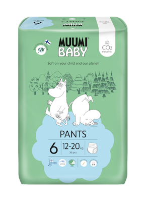 Muumi Baby Pants housuvaippa koko 6 12-20kg 36kpl