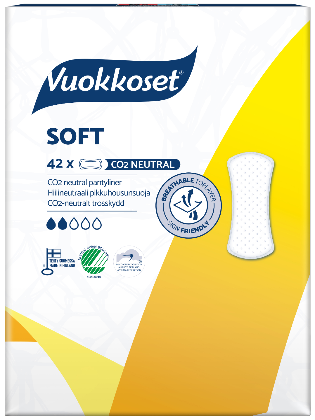 Vuokkoset pikkuhousunsuoja 42kpl soft