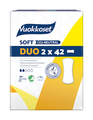 Vuokkoset pikkuhousunsuoja 2x42kpl Duo Soft