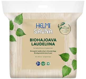 Helmi Sauna biohajoava laudeliina 15 kpl