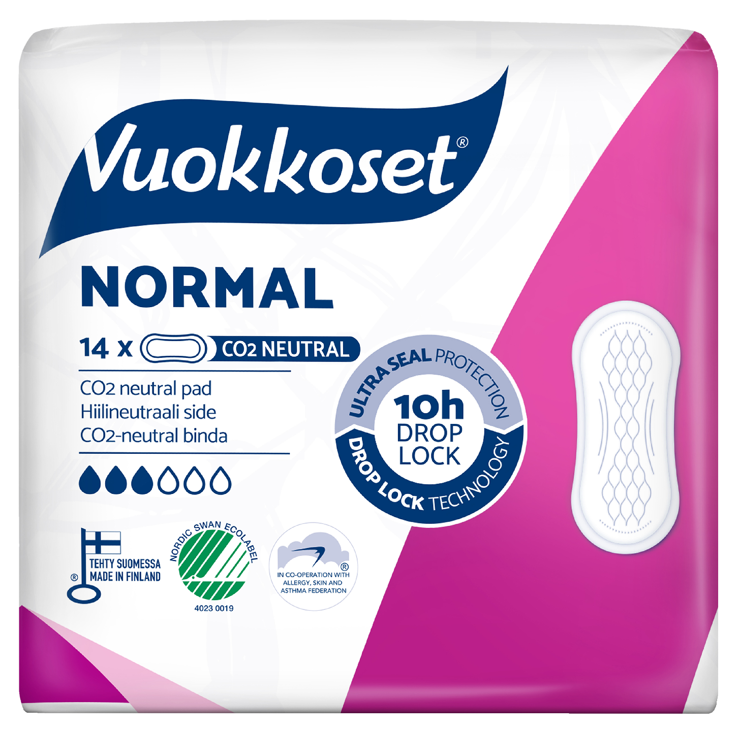 Vuokkoset slim side 14kpl normal