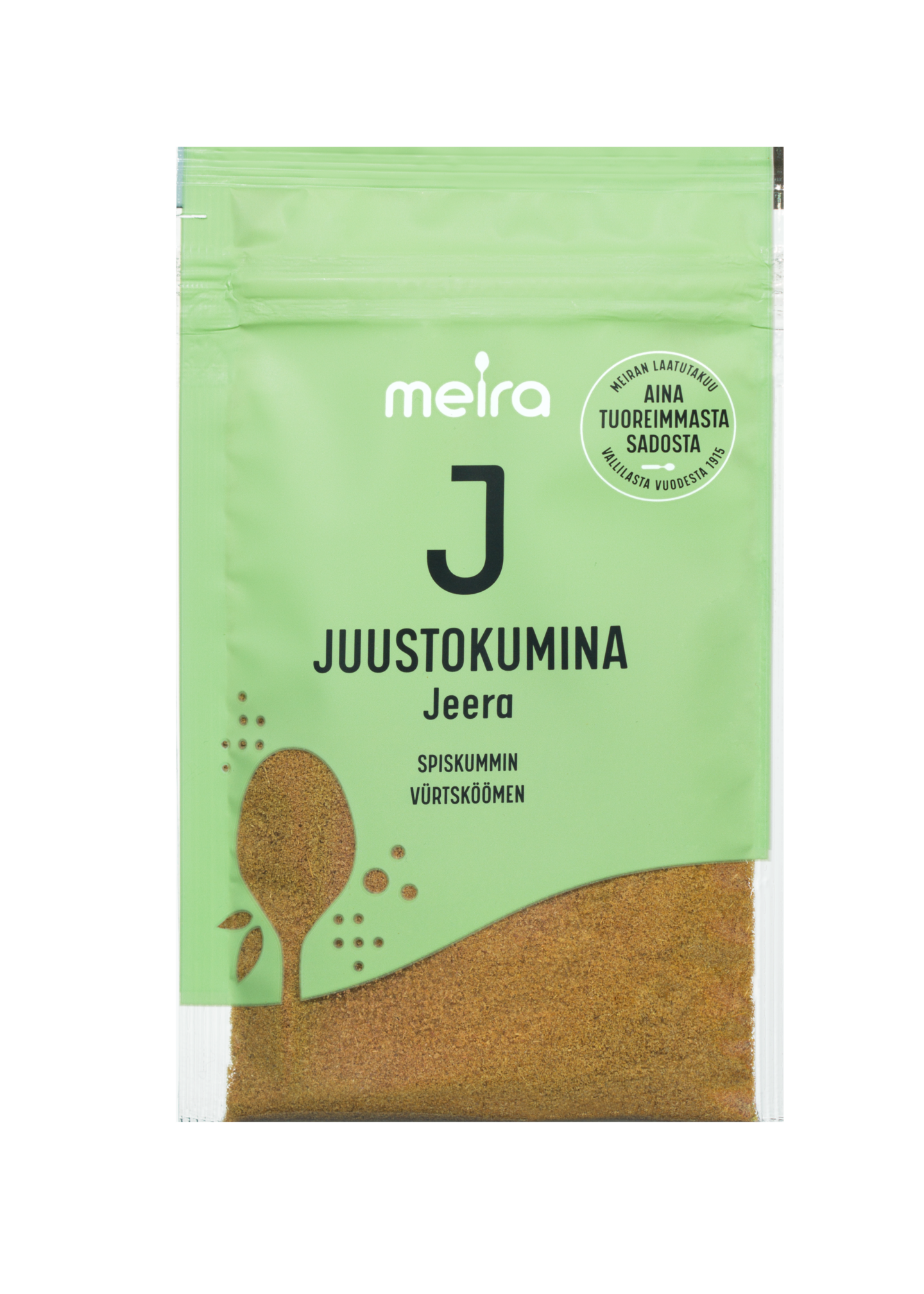 Meira juustokumina (jeera) 25g jauhettu pussi mauste