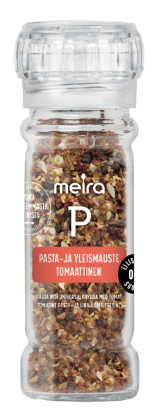 Meira Tomaattinen pasta- ja yleismauste 44g mylly suolaton maustesekoitus