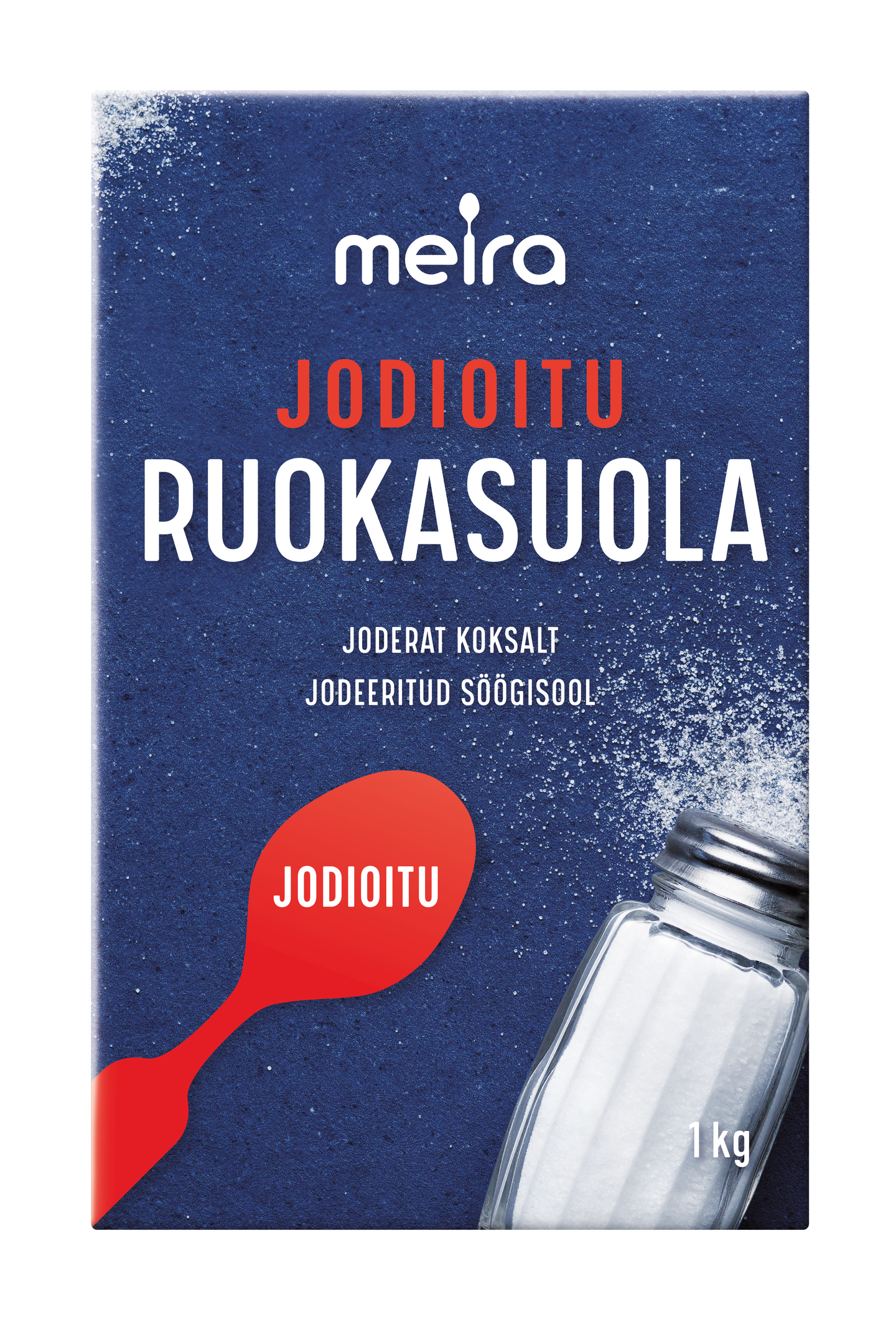 Meira ruokasuola 1kg jodioitu