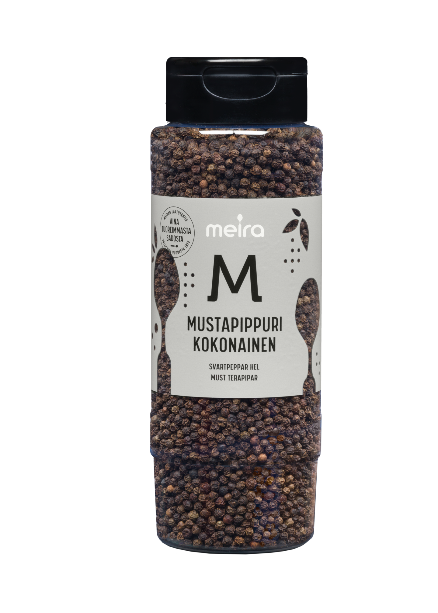 Meira Mustapippuri 500g kokonainen mauste PET-tölkki