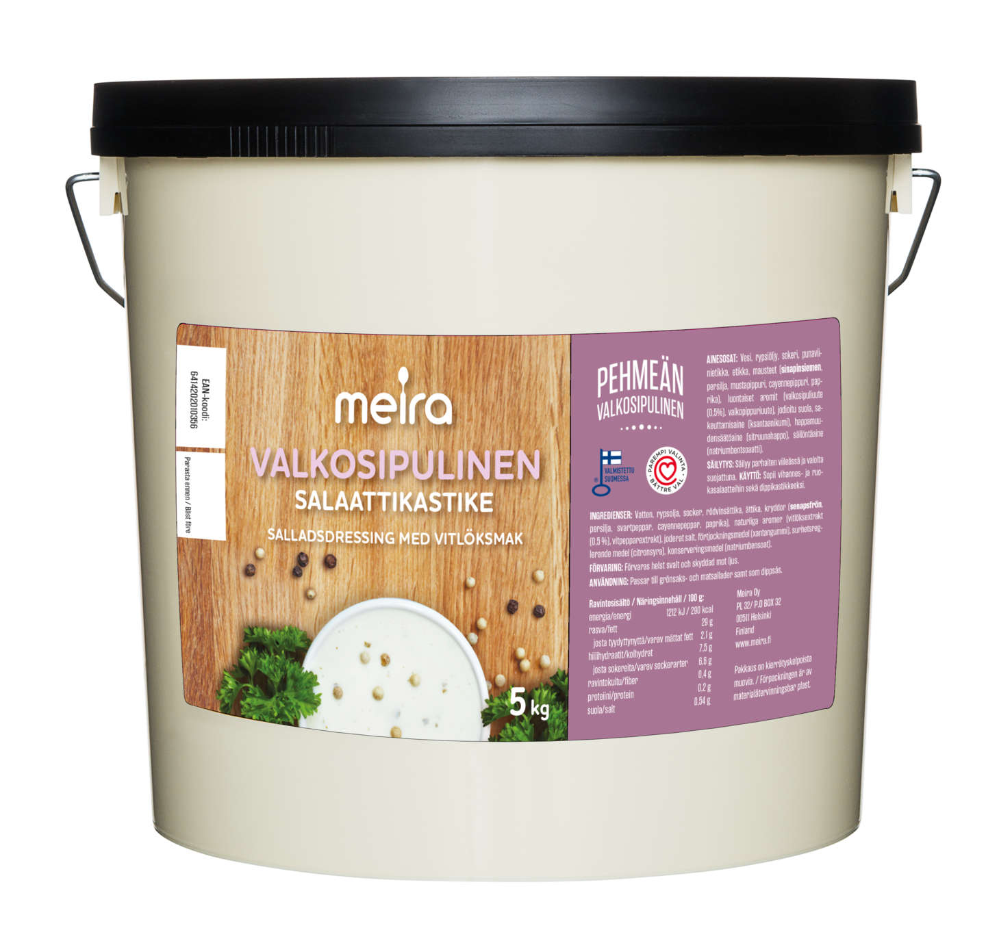 Meira 5kg valkosipulinen salaattikastike sanko