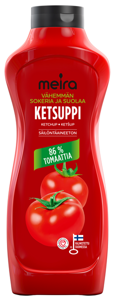 Meira ketsuppi 900g vähemmän sokeria ja suolaa