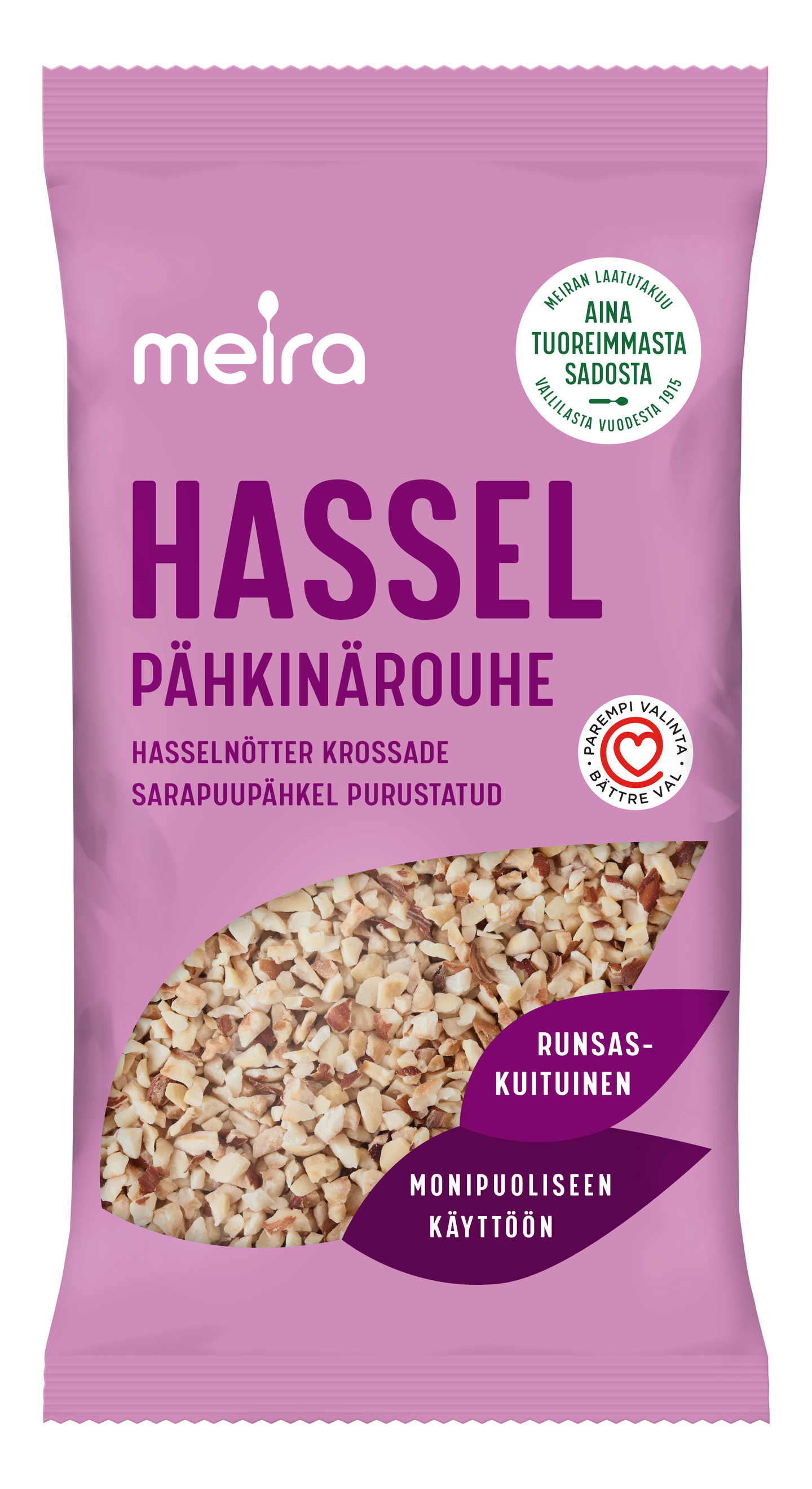 Meira hasselpähkinärouhe 650g