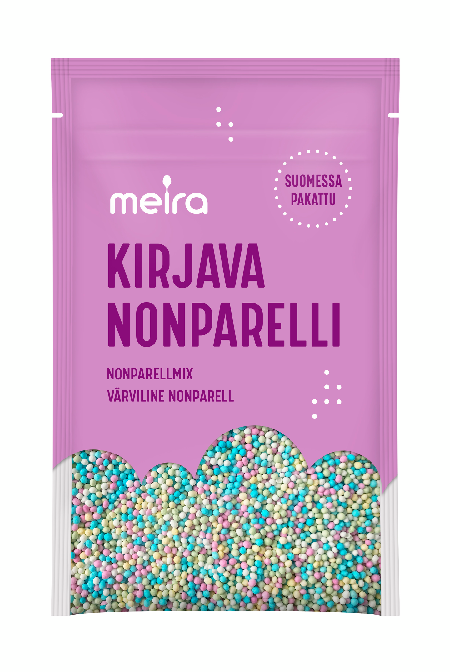 Meira kirjava nonparelli 60g leivontakoriste pussi