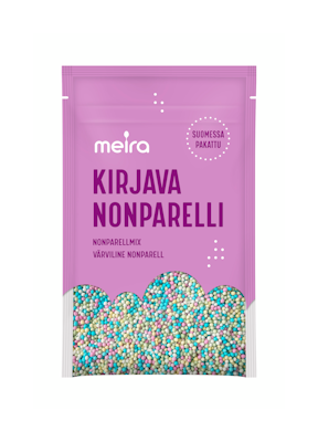 Meira kirjava nonparelli 60g leivontakoriste pussi