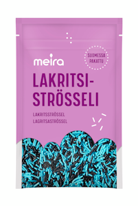 Meira lakritsiströsseli 55g leivontakoriste pussi