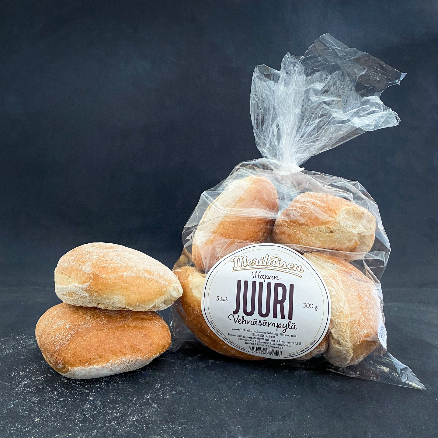 Meriläisen JUURI-Vehnäsämpylä