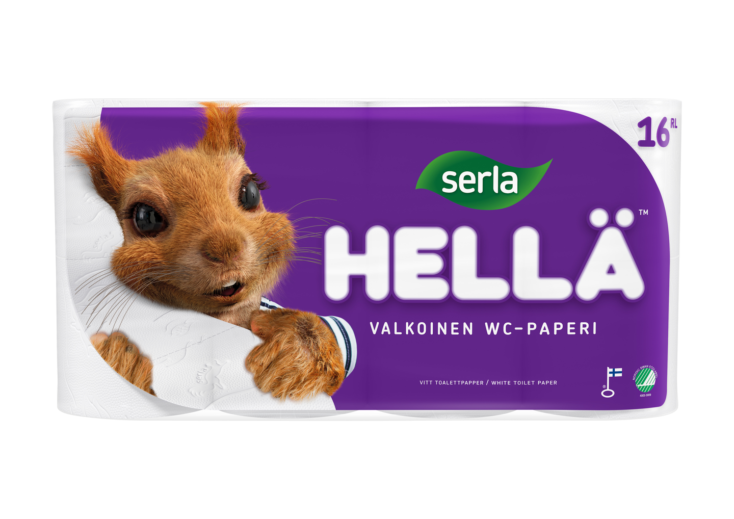 Serla hellä wc-paperi 16rl valkoinen
