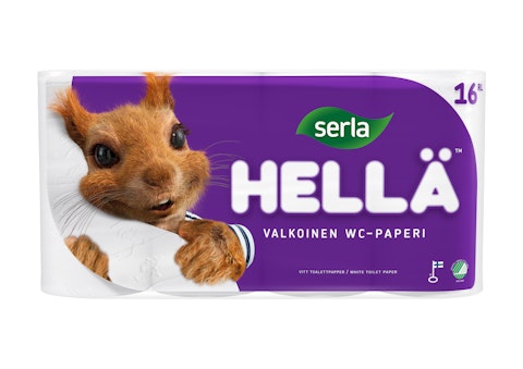 Serla hellä wc-paperi 16rl valkoinen