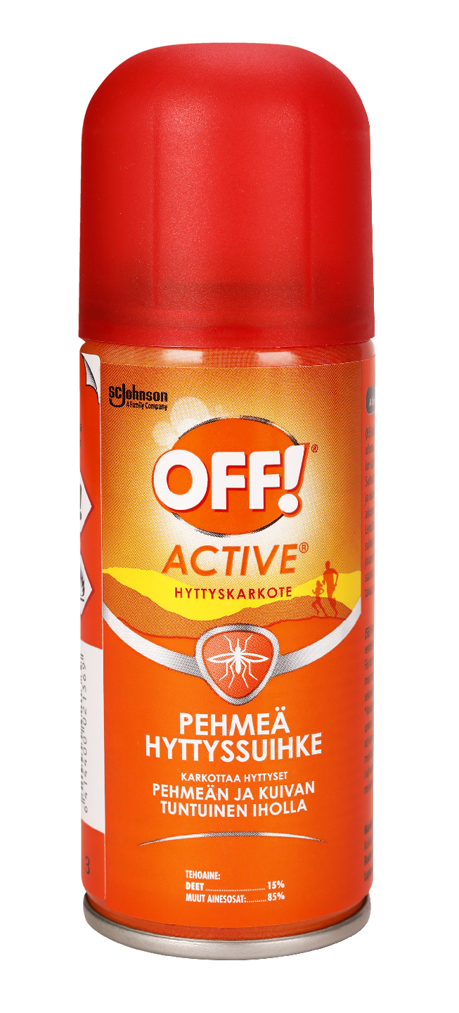 OFF pehmeä hyttyssuihke 100ml Active