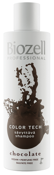 Biozell Professional Color Tech Sävyttävä shampoo 200ml Chocolate