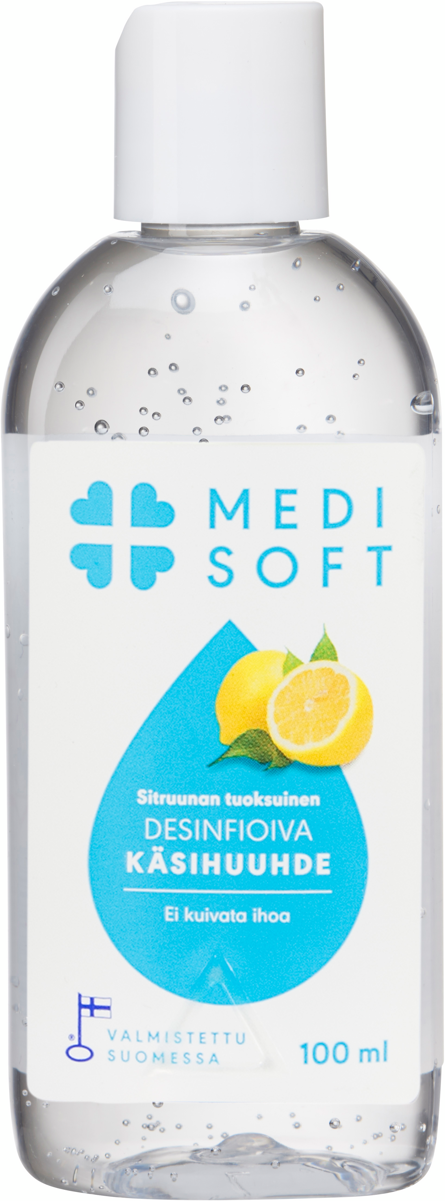 Medisoft käsidesinfiointigeeli 100m sitruuna
