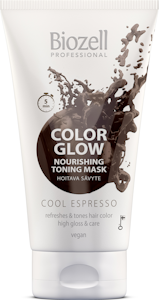 Biozell Color Glow Hoitava sävytenaamio Cool Espresso 150ml