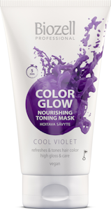 Biozell Color Glow Hoitava sävytenaamio Cool Violet 150ml