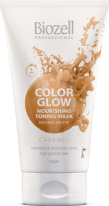 Biozell Color Glow Hoitava sävytenaamio Caramel 150ml