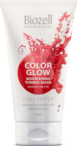 Biozell Color Glow Hoitava sävytenaamio Mask Chili Pepper 150ml