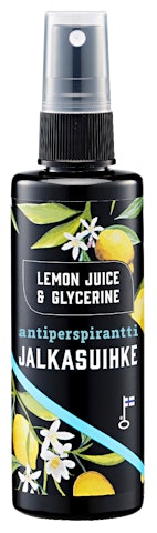 Lemon Juice & Glycerine antiperspirantti jalkasuihke 100ml