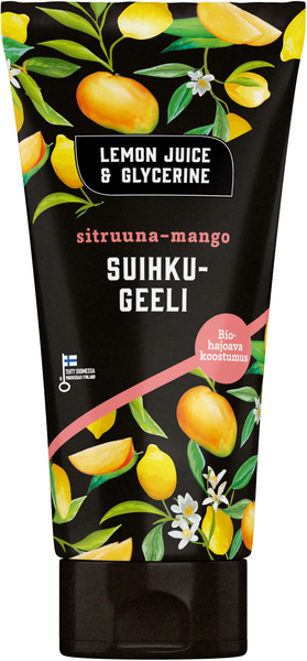 Lemon Juice & Glycerine Suihkugeeli Sitruuna-Mango 200ml
