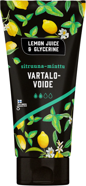 Lemon Juice & Glycerine vartalovoide 200ml  Sitruuna-Minttu