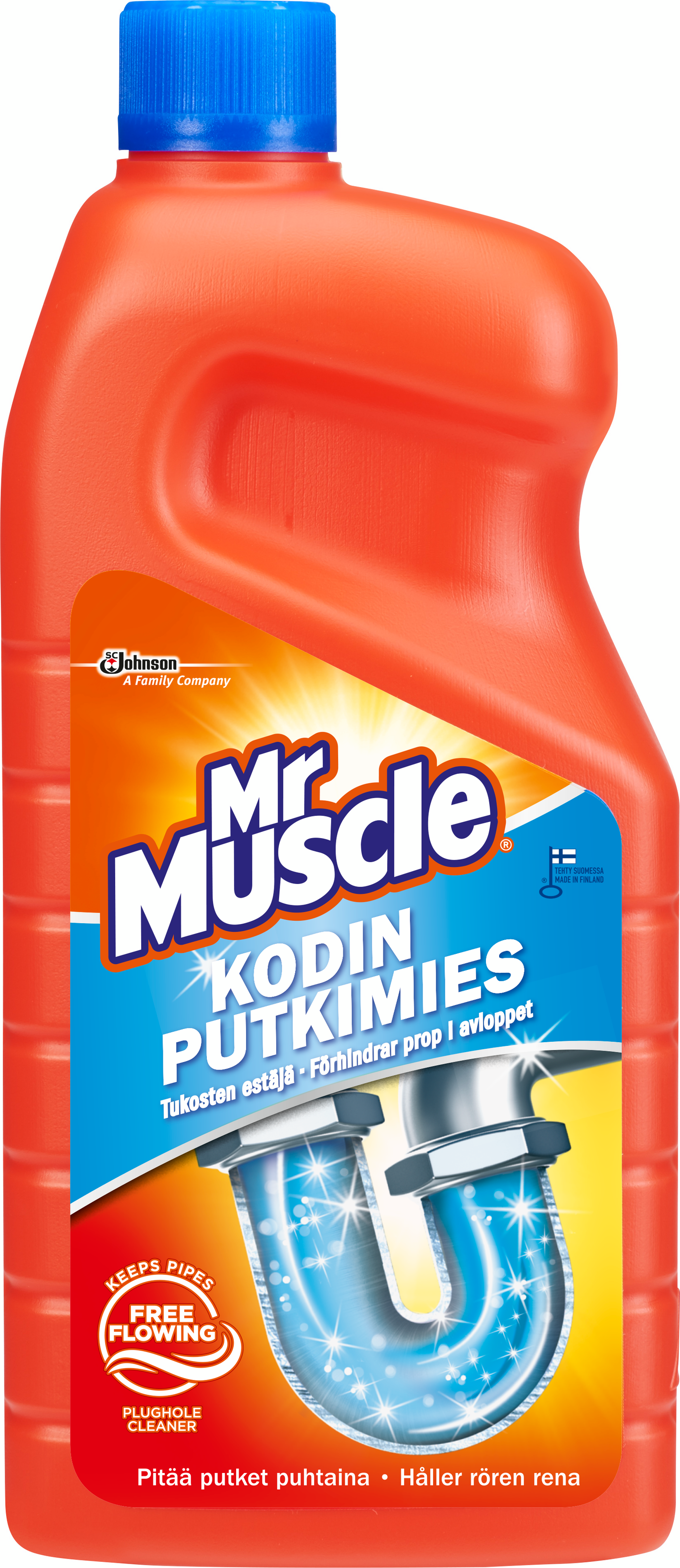 Mr Muscle 1000ml Kodin Putkimies viemärinavaaja disp 72kpl 1/4LAVA